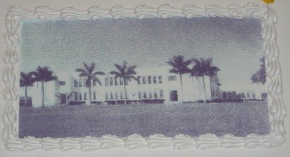 Photo of the first BGHS building on "The Cake"