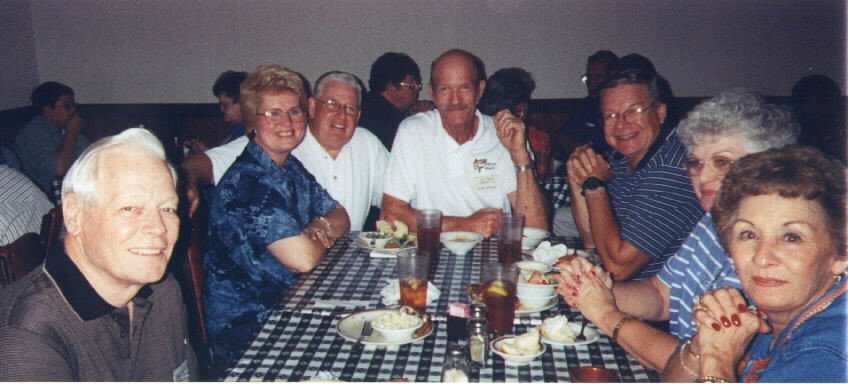 Junior Collins,Vicki BRANTLEY  Vick, Ray Sullivan, D.A. Davis, David Vick, Genie CRICHFIELD Collins, Joan JOHNS Davis